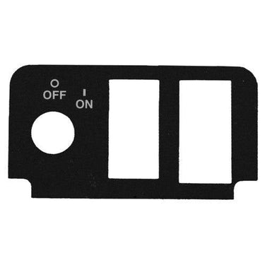 Console Plate Decal for F&R and State of Charge Meter